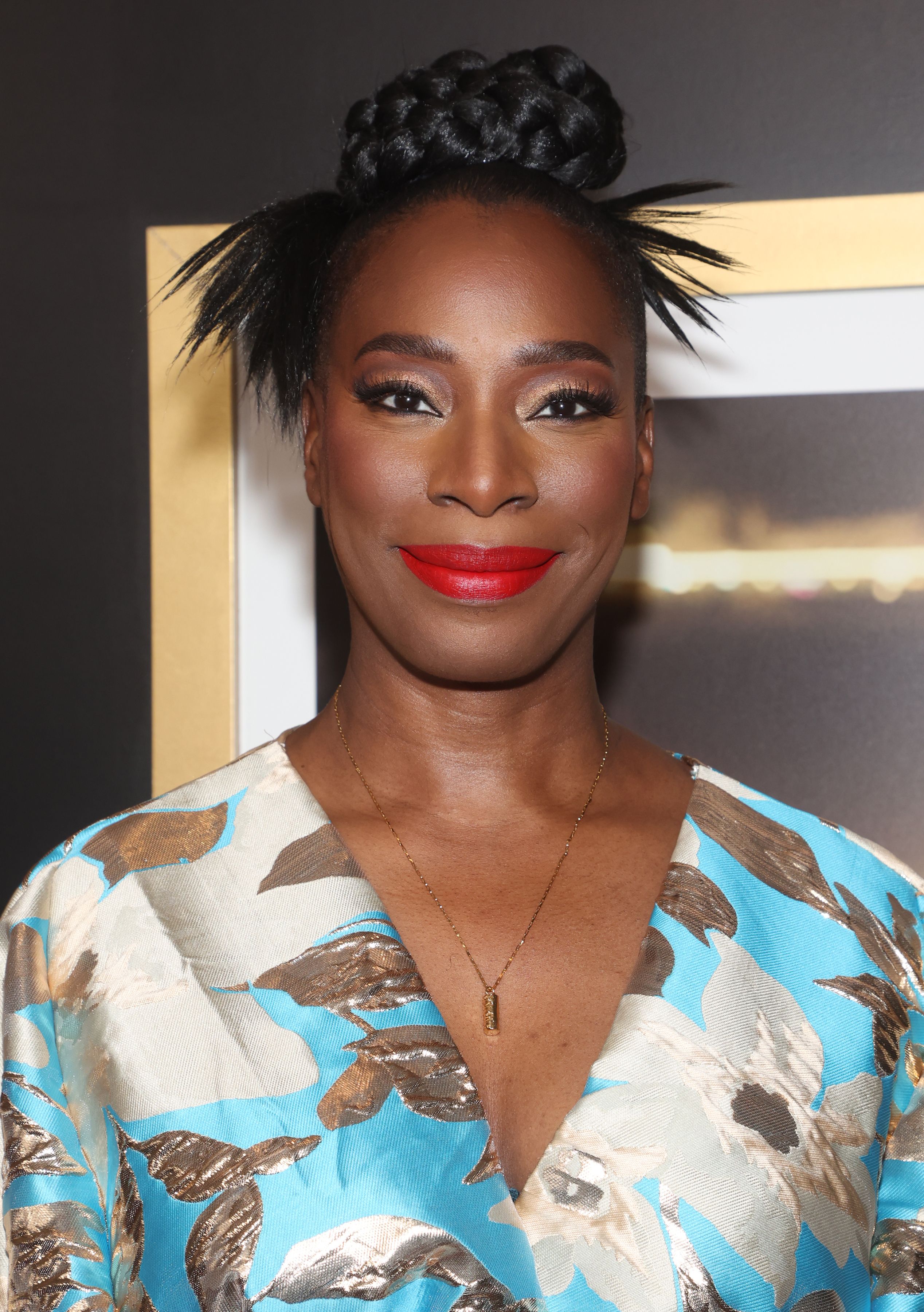 Headshot Of Tanya Moodie In The Los Angeles Premiere Of <code>Empire Of Light</code>at Samuel Goldwyn Theatre.