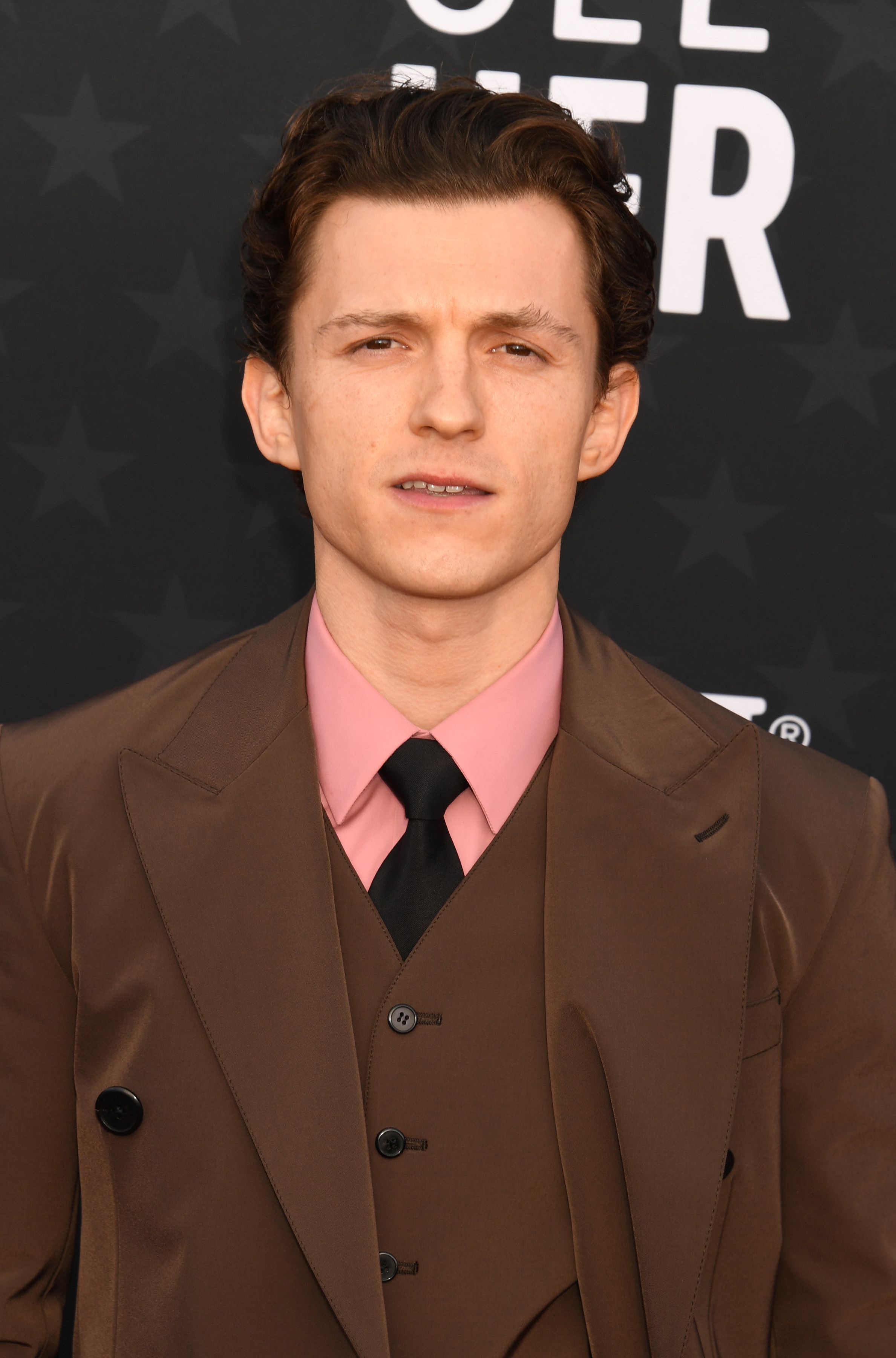 Headshot Of Tom Holland In The 29th Annual Critics Choice Awards