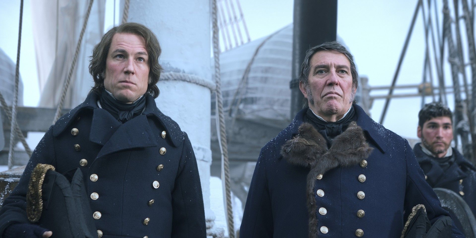 James Fitzjames e John Franklin a bordo do Erebus na 1ª temporada de The Terror