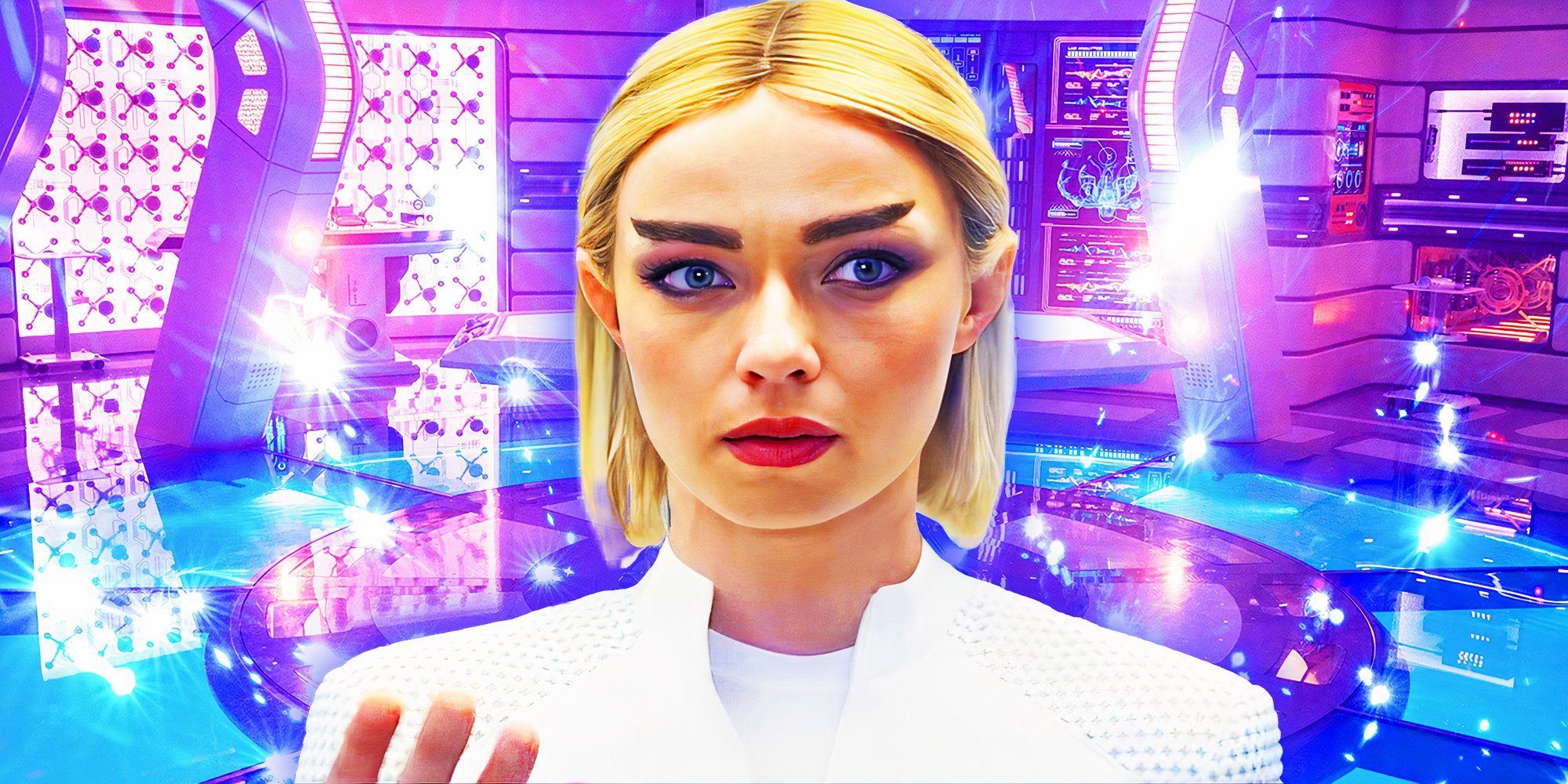 Jess Bush as Vulcan Nurse Chapel in Star Trek- Strange New Worlds