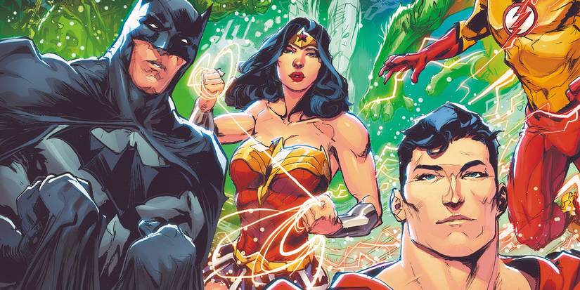 Batman, Wonder Woman, and Superman, DC's "Trinity" of top heroes.