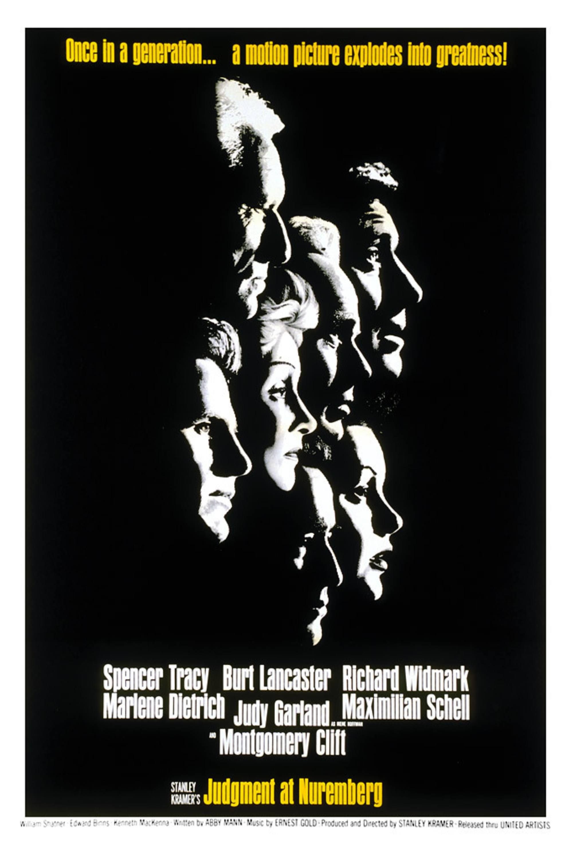 Judgment at Nuremberg (1961) - Poster
