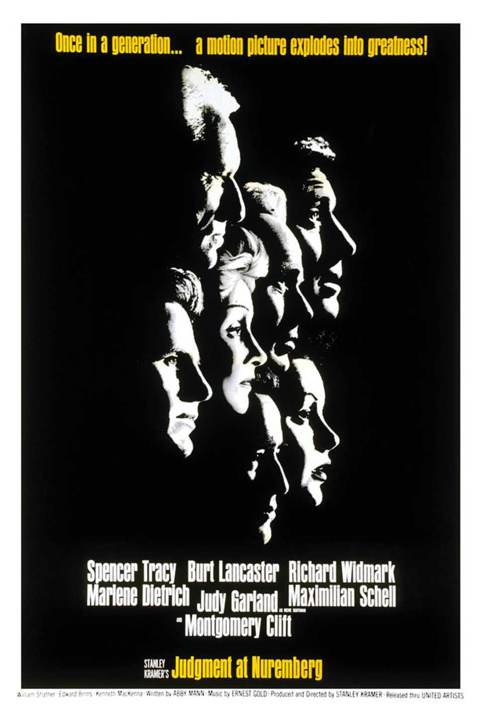 Judgment at Nuremberg (1961) - Poster