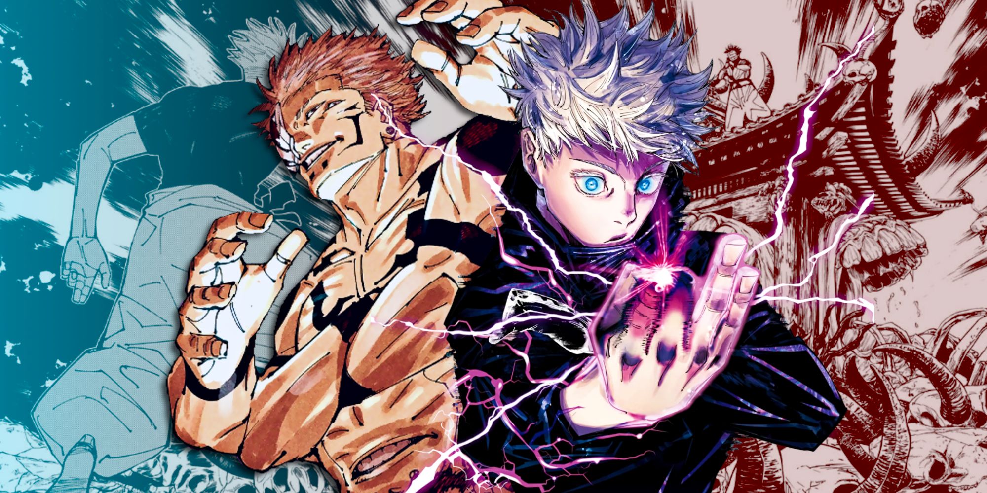 Jujutsu Kaisen Gojo vs. Sukuna Cosplay recreates one of the series’ most epic showdowns