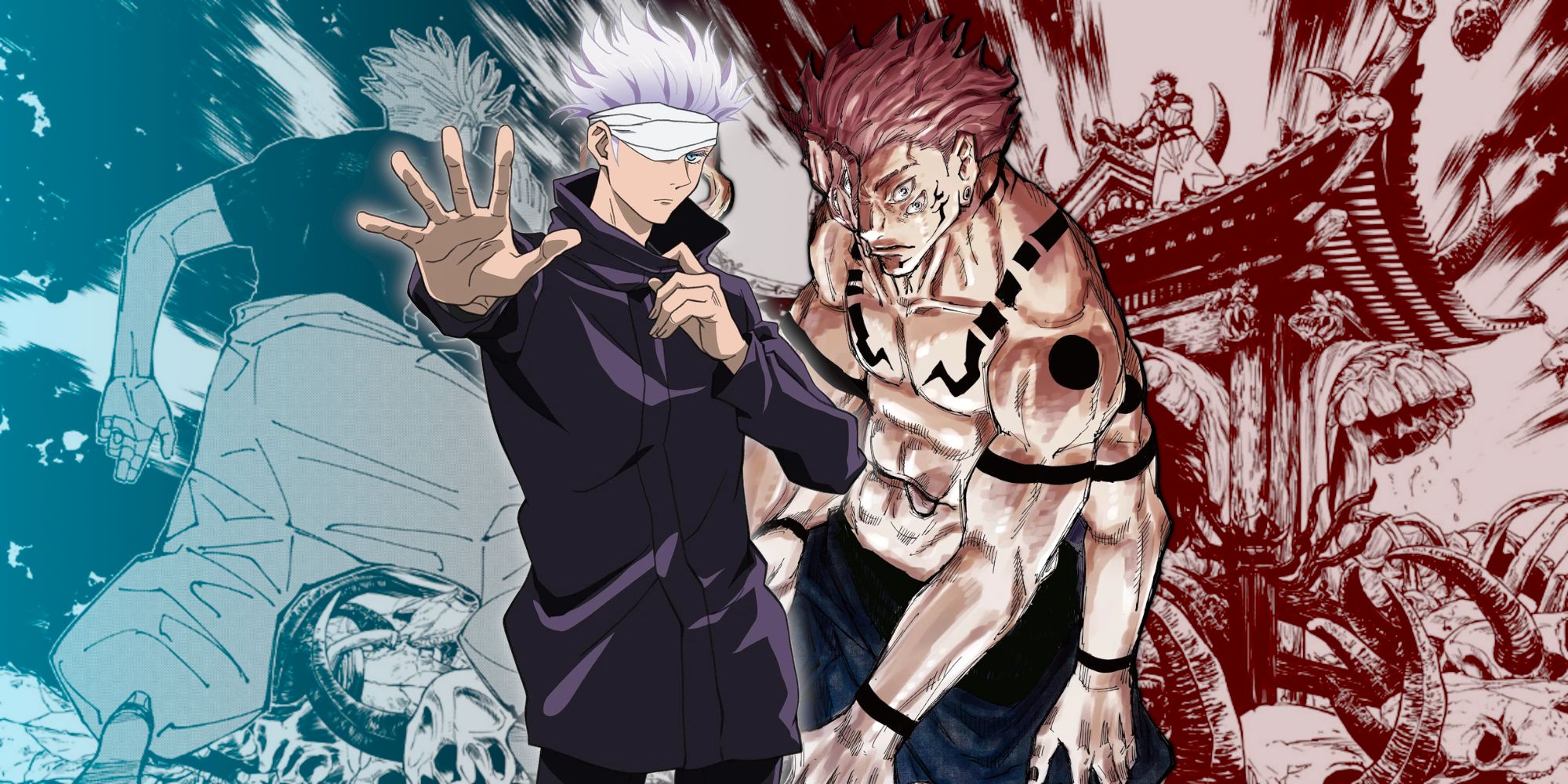 Jujutsu Kaisen Gojo vs Sukuna cosplay