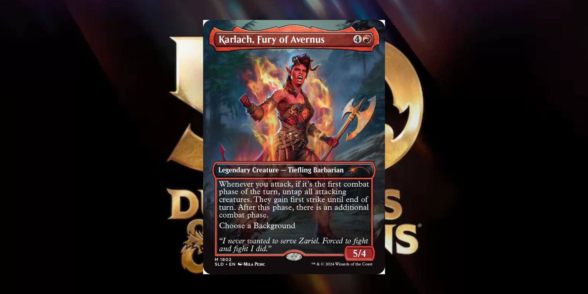 MTG Exclusive Cards Reveals Karlach's Rage