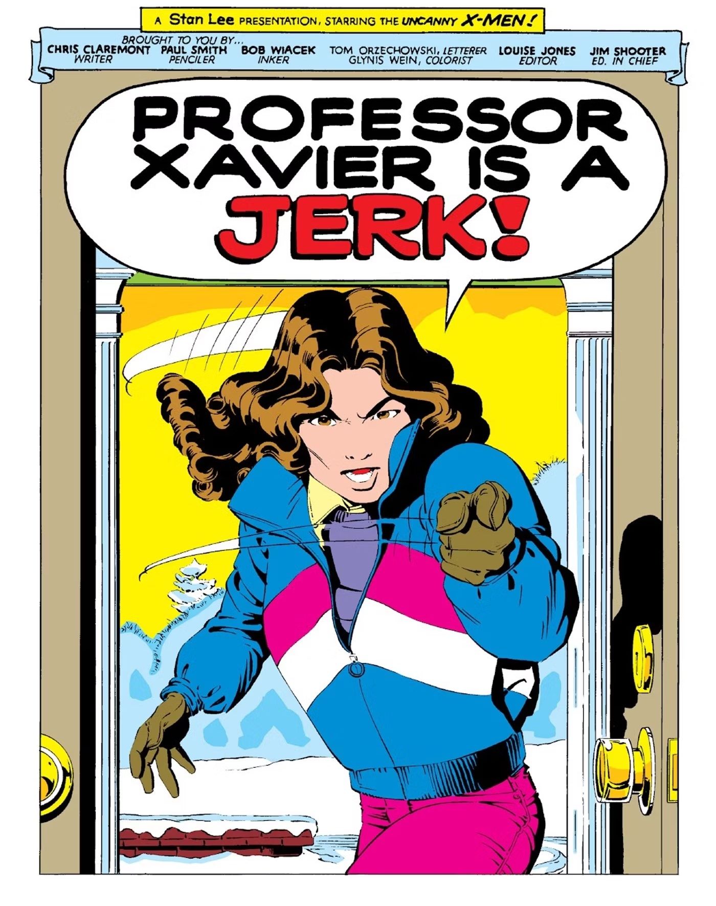 Kitty Pryde calls Professor Xavier a bastard