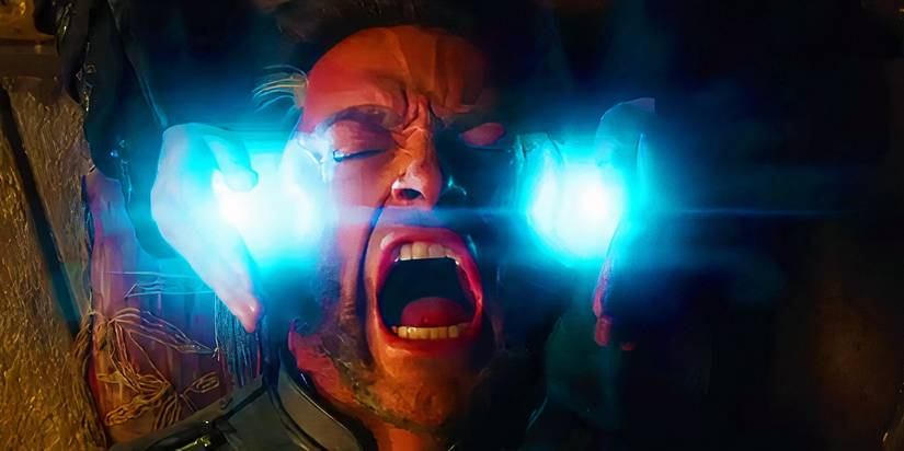 Kitty Pryde sending Wolverine back in time in X-Men Days of Future Past