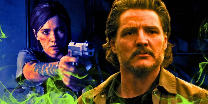 Pedro Pascal as Joel and Ellie in The Last of Us 2