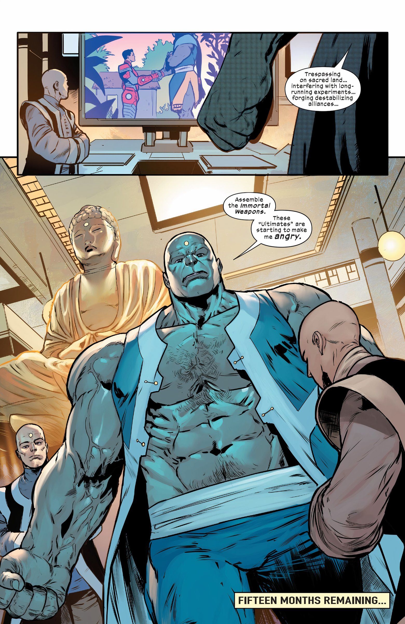 The Legendary Hulk swears to take down the Ultimates