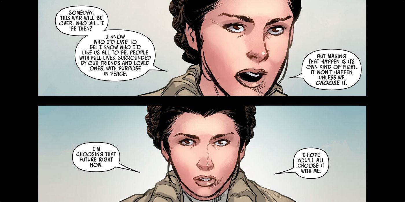 Leia chooses her future in Star Wars #49-2