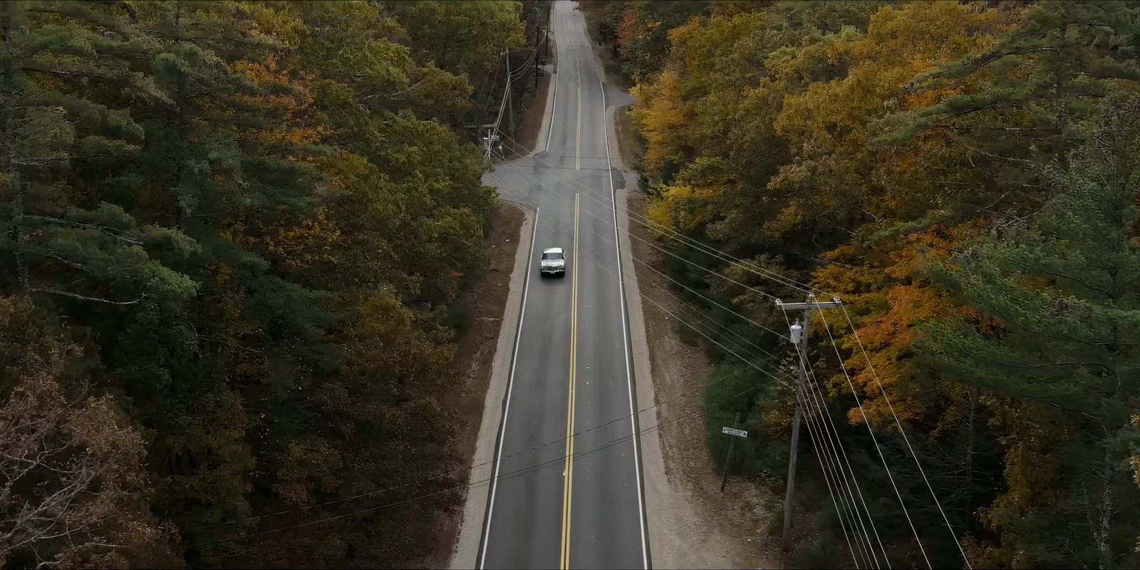 Lily drives through Plethora Maine in It Ends With Us