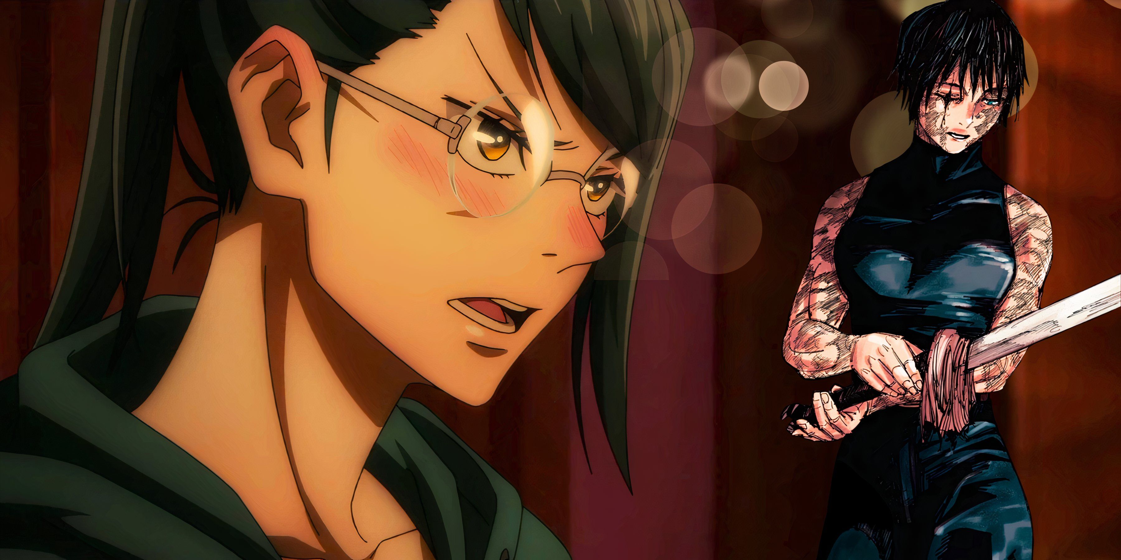 Maki Zenin Old Anime Look vs New Manga Look Feature Image