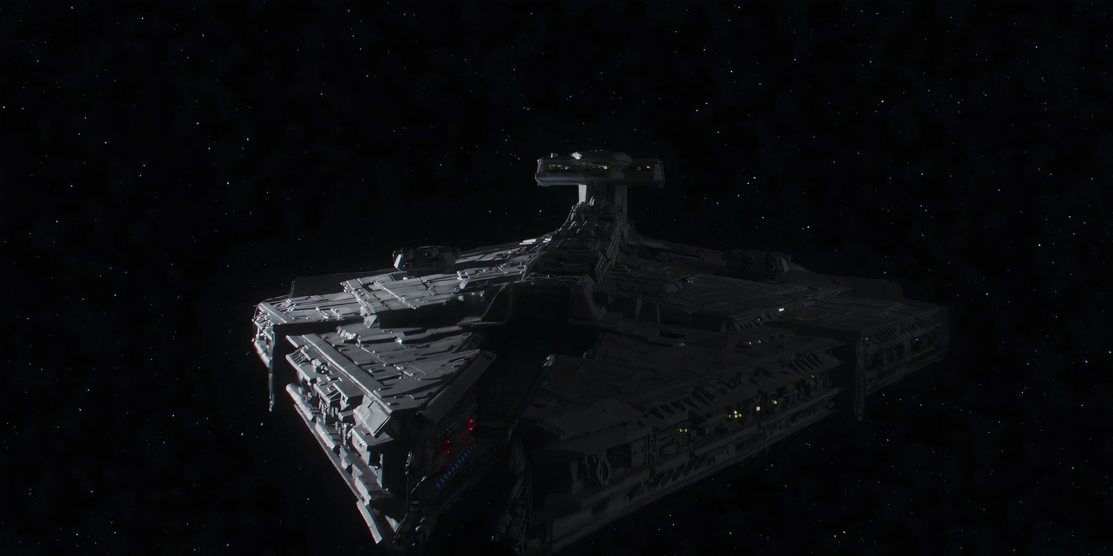 Moff Gideon's Arquitens-class cruiser in season 2, episode 8 of The Mandalorian