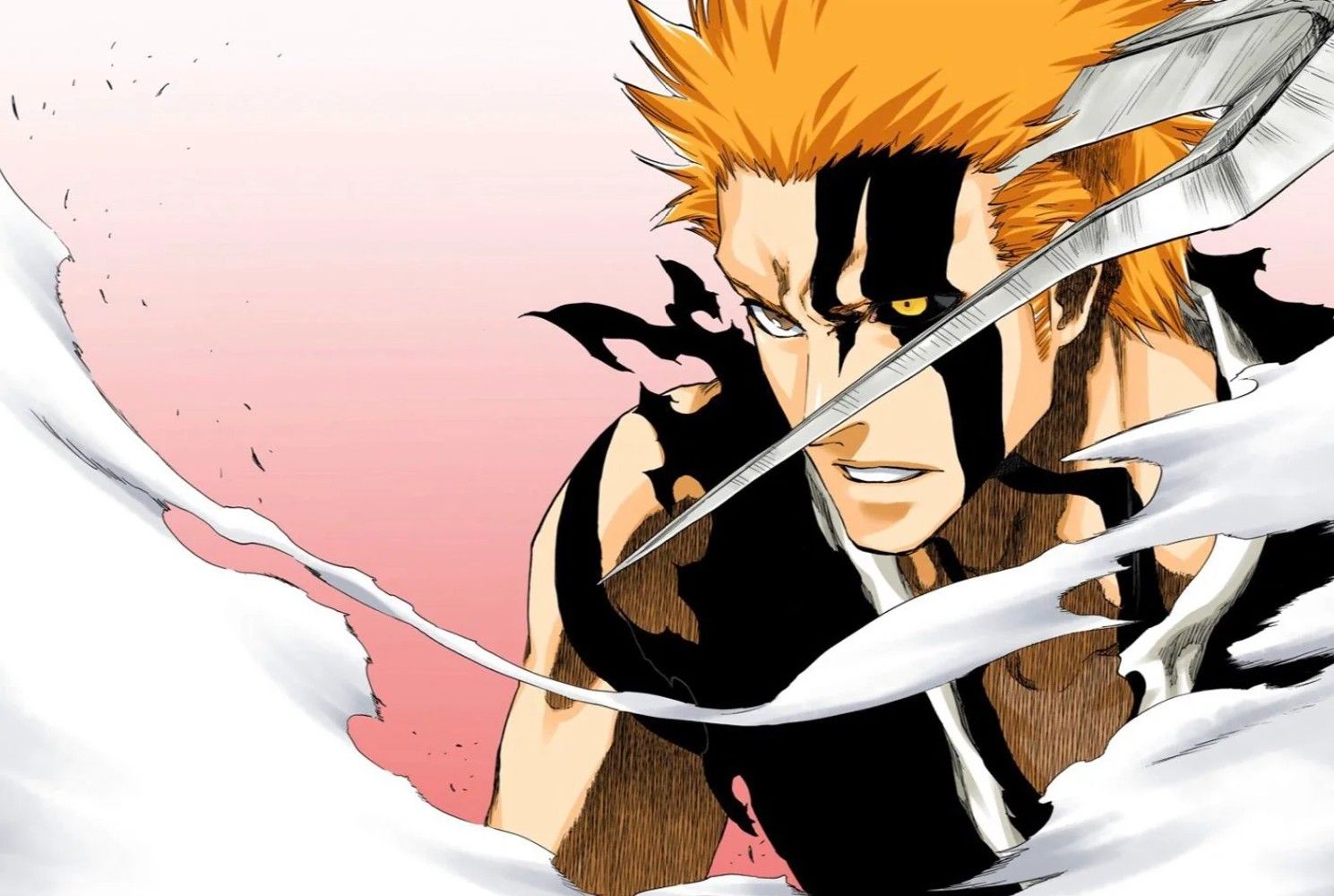 Painel mangá de Ichigo com o Chifre da Salvação