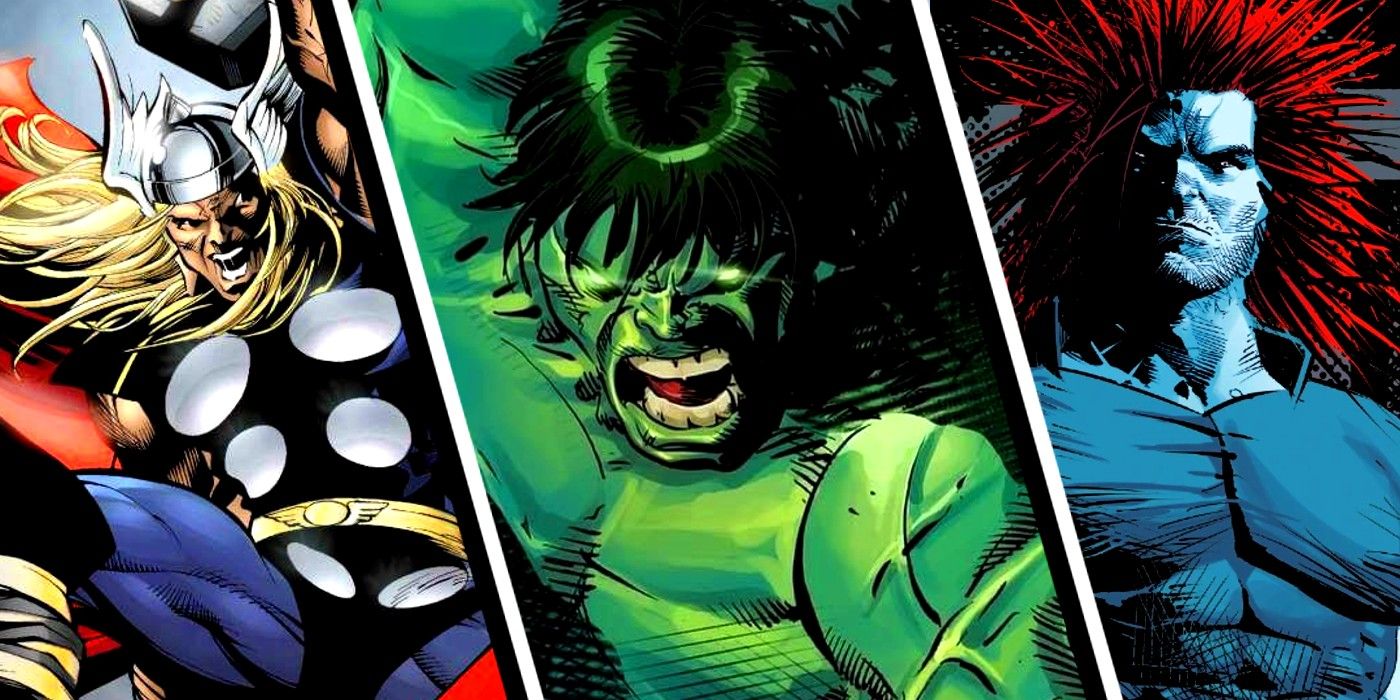 marvel&rsquo;s strongest characters thor, hulk and the champion of the universe
