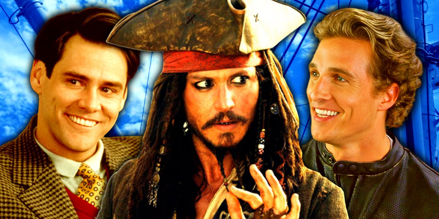 Matthew McConaughey Jim Carrey and Johnny Depp as Jack Sparrow in Pirates of the Caribbean