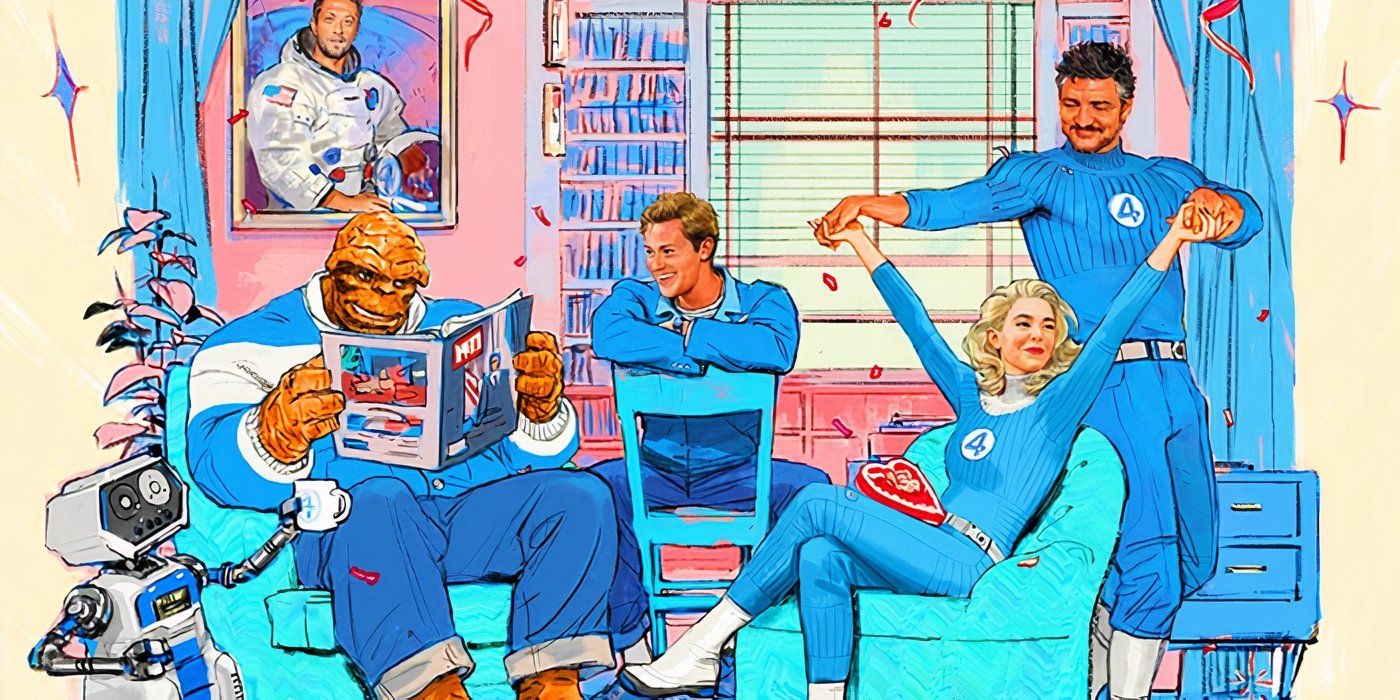 MCU's Fantastic Four team in Valentine's Day poster