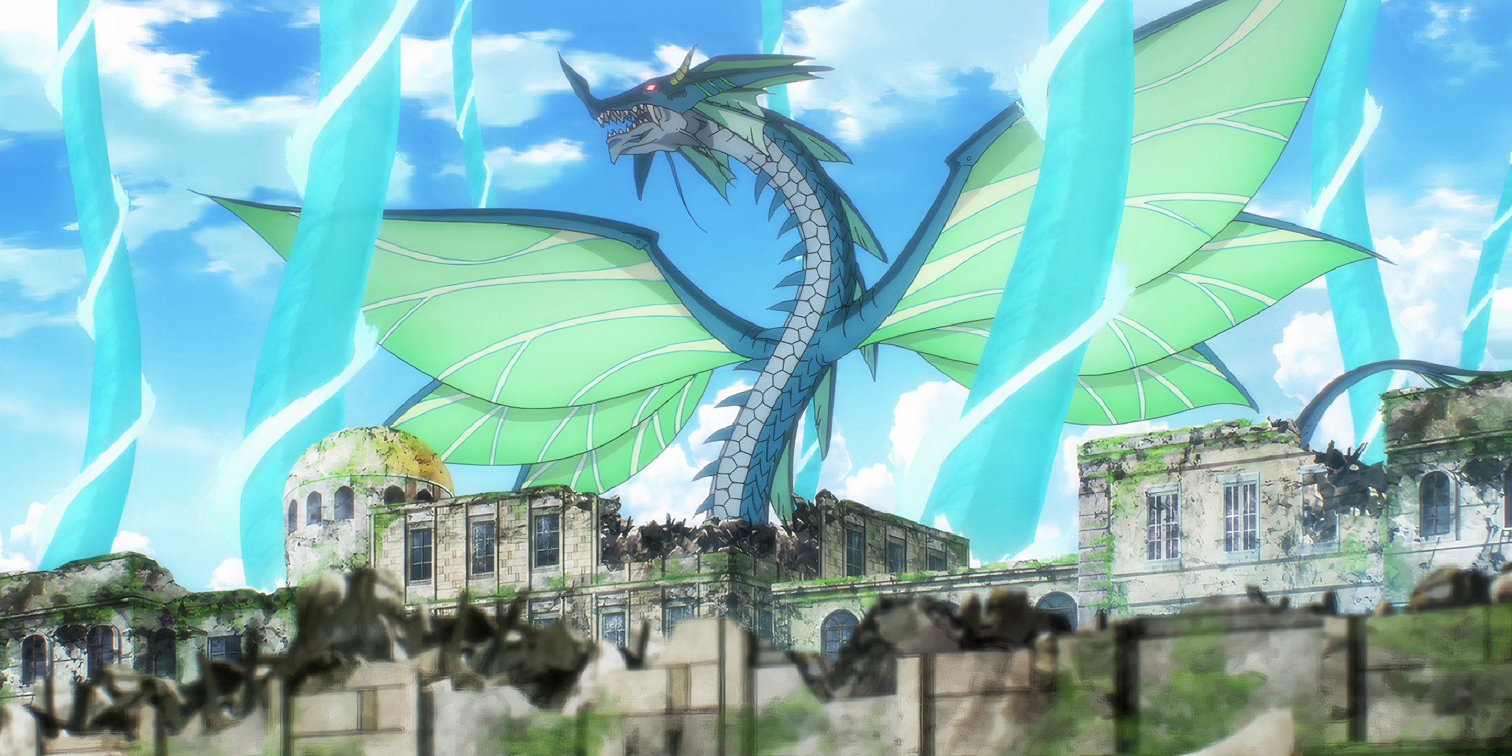 Mercfobia em sua forma de dragão em Fairy Tail 100 Years Quest