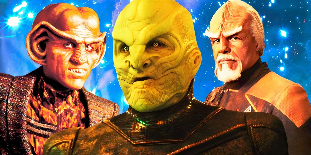 Michael Dorn as Captain Worf in Star Trek- Picard, Elias Toufexis as L&rsquo;ak in Star Trek- Discovery, Armin Shimerman as Quark in Deep Space Nine  (1)