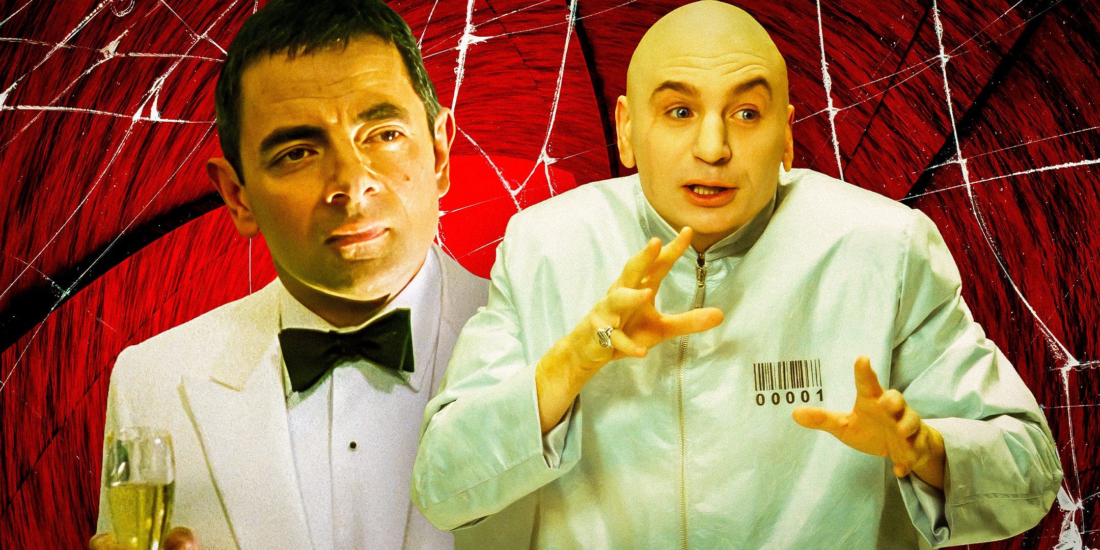 Mike Myers en Austin Powers en Goldmeyer y Rowan Atkinson en Johnny English