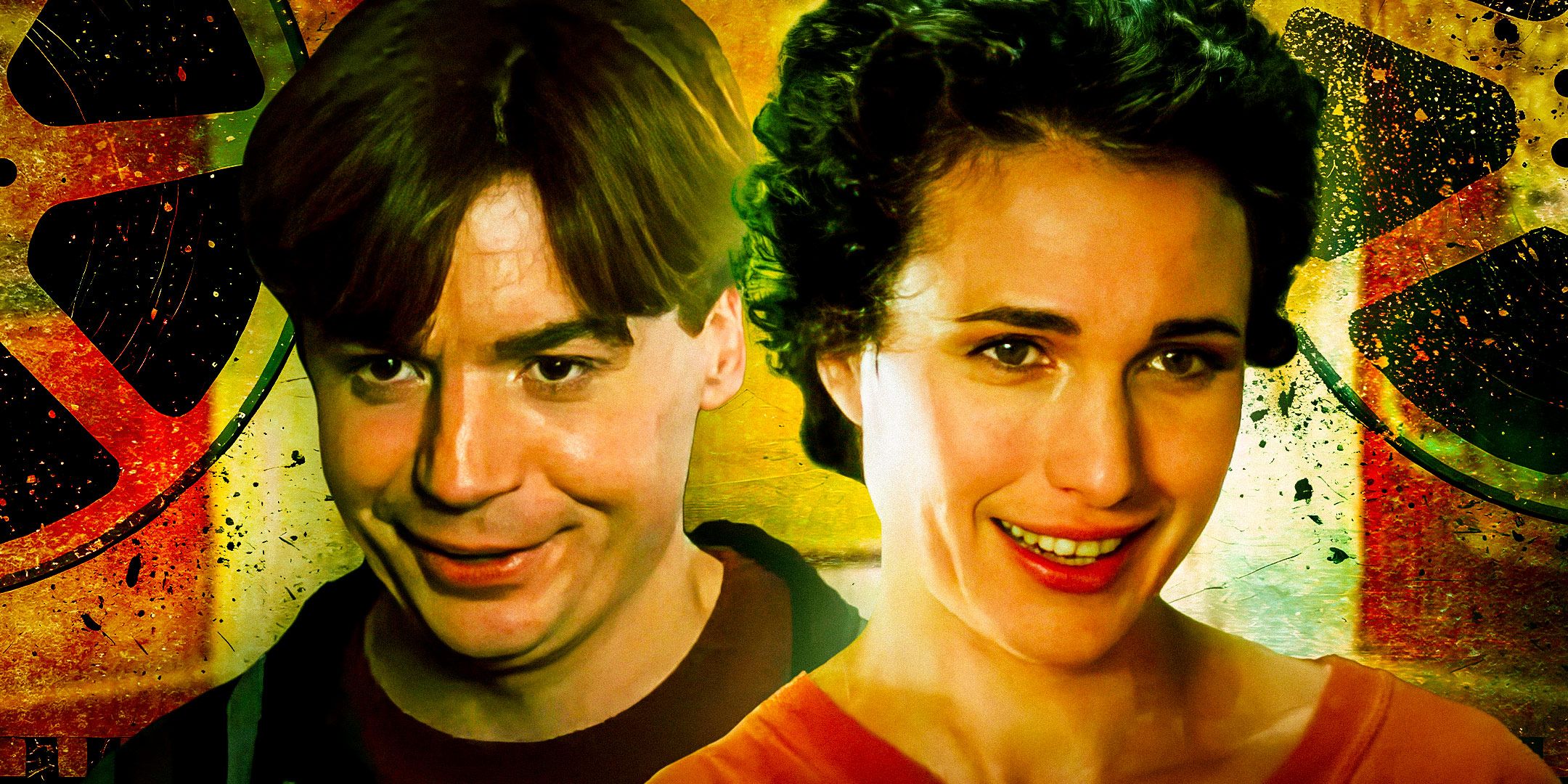 Mike-Myers-in-So-I-Married-an-Axe-Murderer-and-Andie-MacDowell-in-Multiplicity