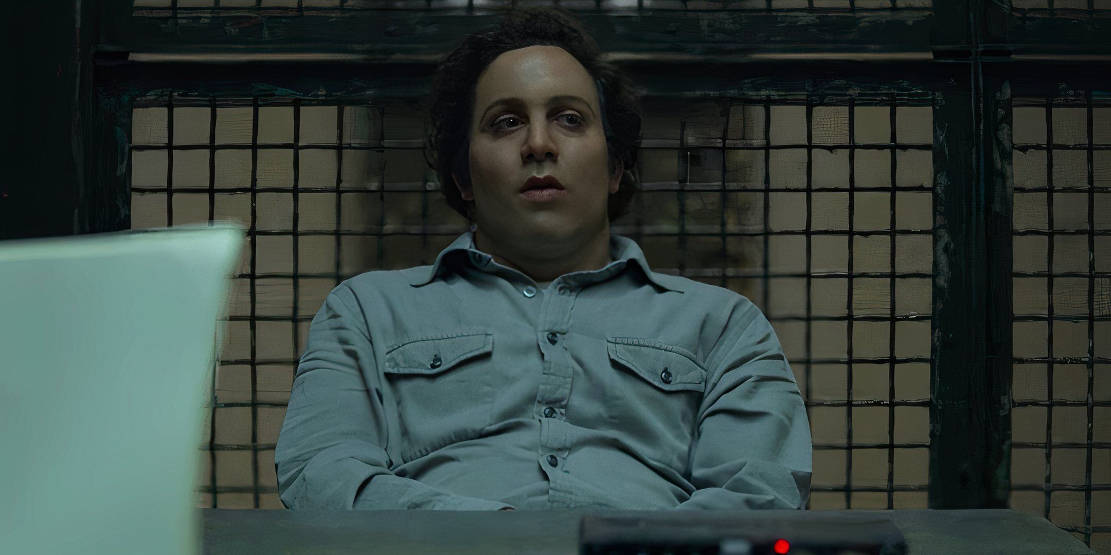 Oliver Cooper's portrayal of David Berkowitz, the Son of Sam killer, in Mindhunter.