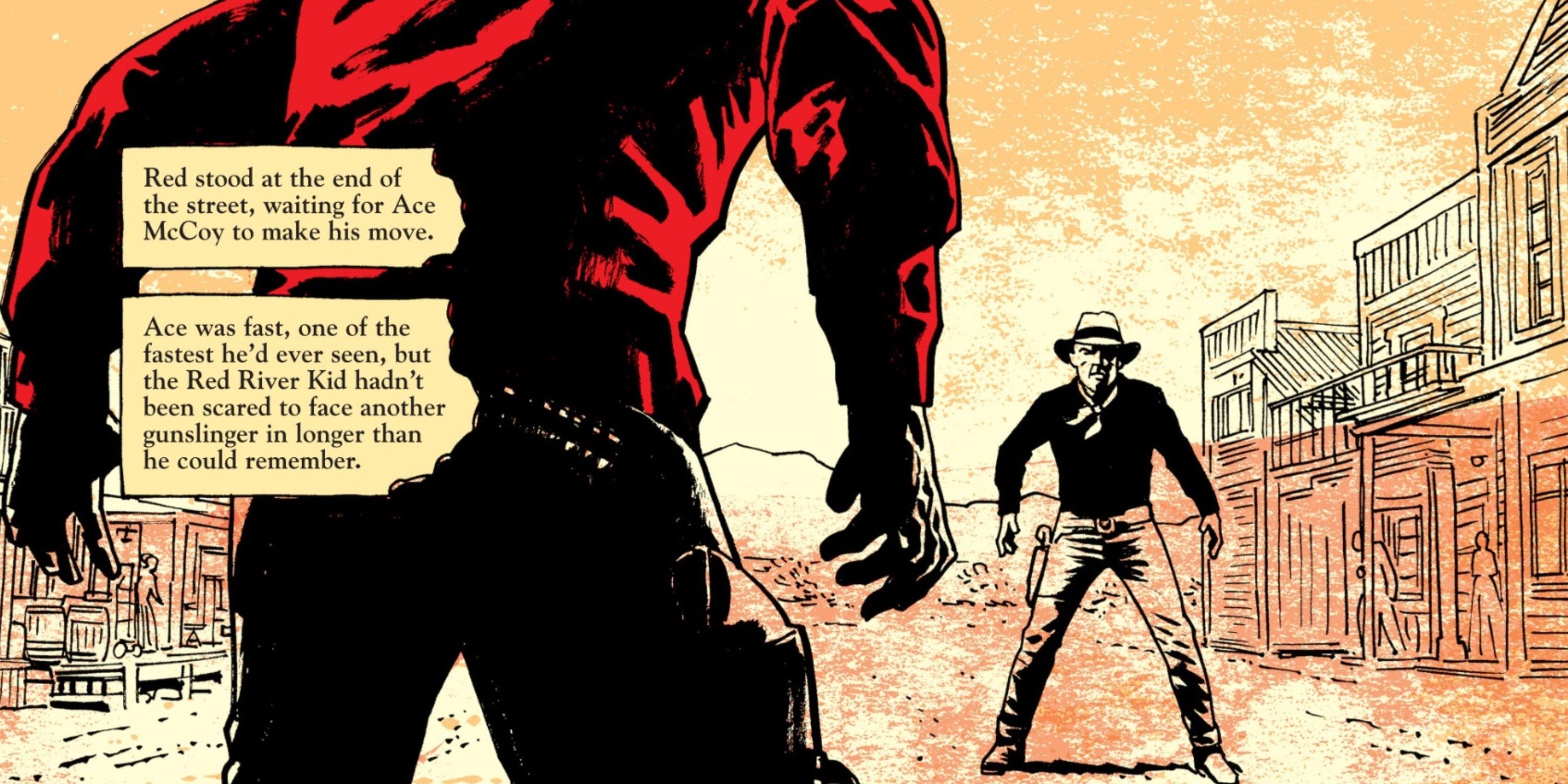 Max Winters in a gunfight
