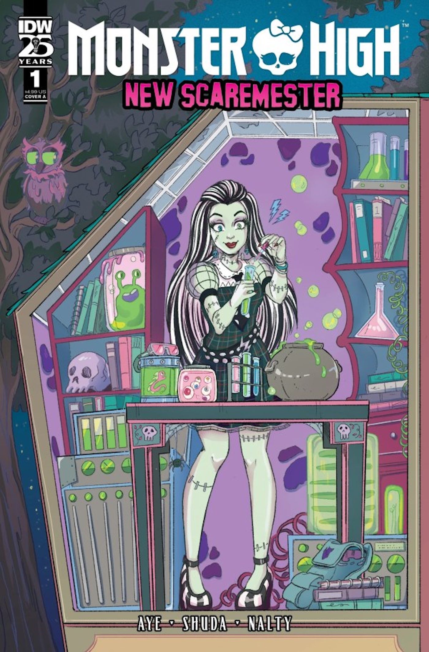 Capa do novo Scaremester #1 de Monster High