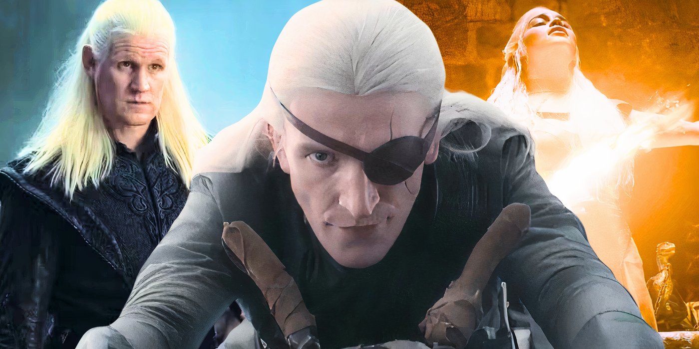 A blended image of Deamon, Aemond, and Daenerys Targaryen - created by Tom Russell