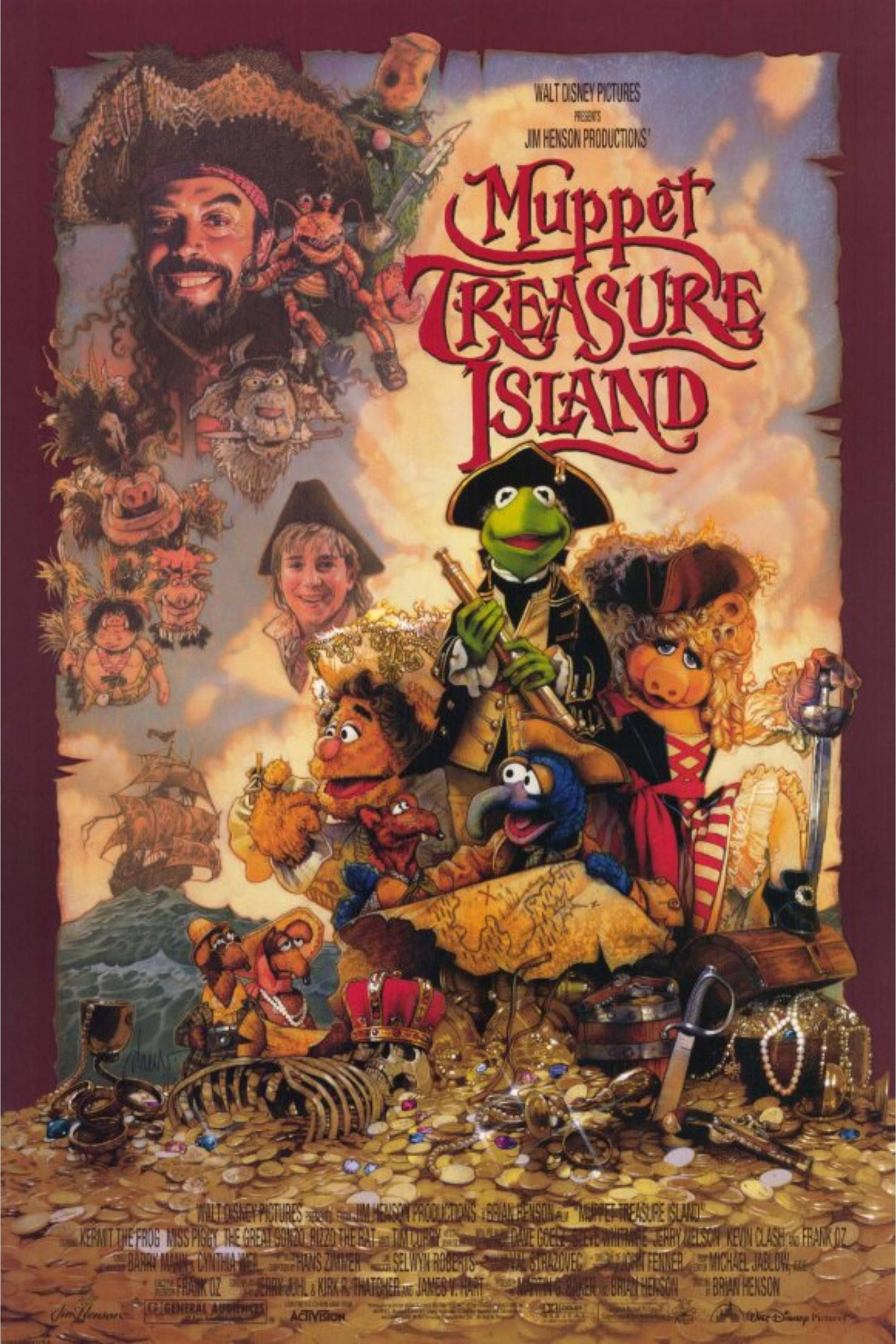 Muppet Treasure Island (1996) - POSTER