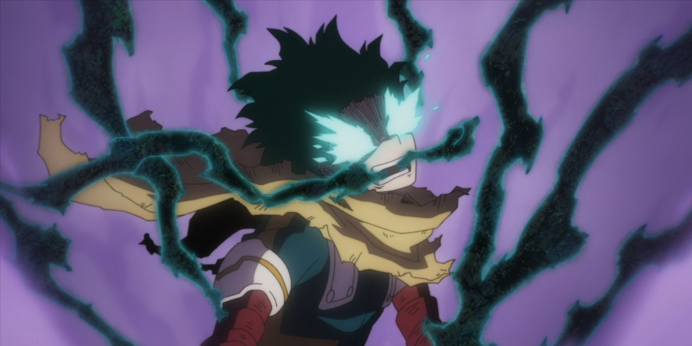 When Deku sees Bakugo's body, he loses control.