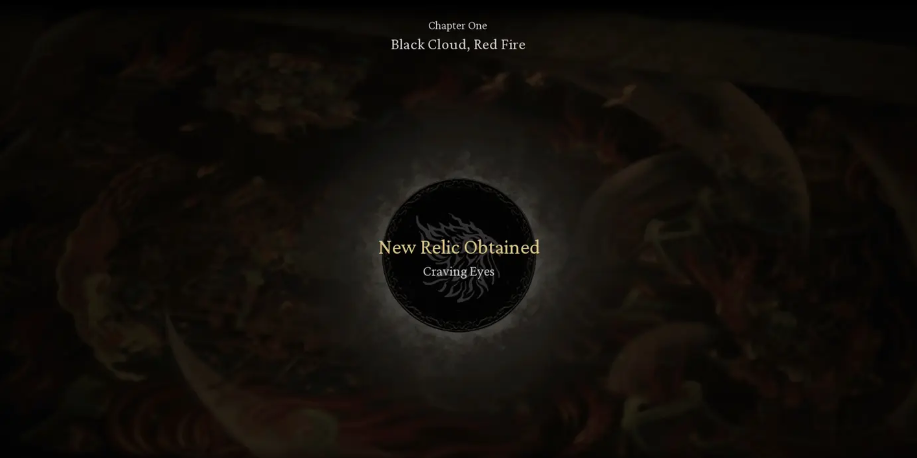 New Relic screen for Craving Eyes in Black Myth Wukong