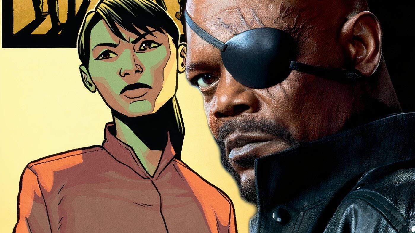 MCU&rsquo;s Nick Fury with his Marvel Comics daughter, Bian.