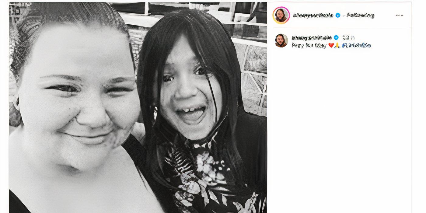 Nicole Nafziger in 90 Day Fiance with her daughter May on Instagram post