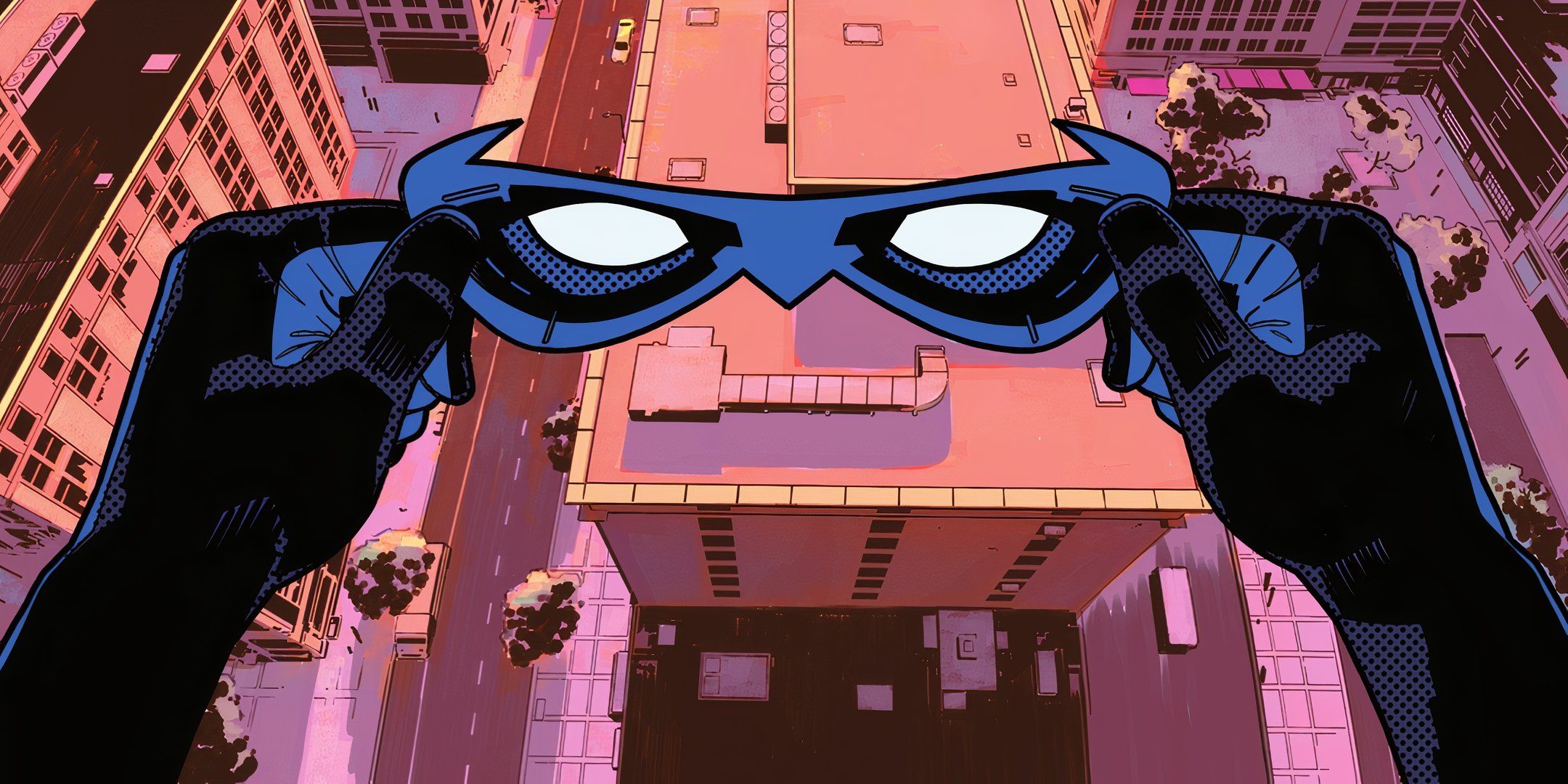 Nightwing 105 POV Máscara Tiro