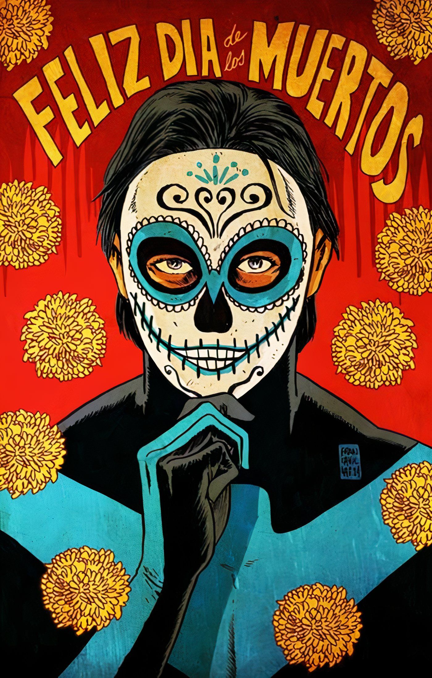 Nightwing #120 Day of the Dead Mask