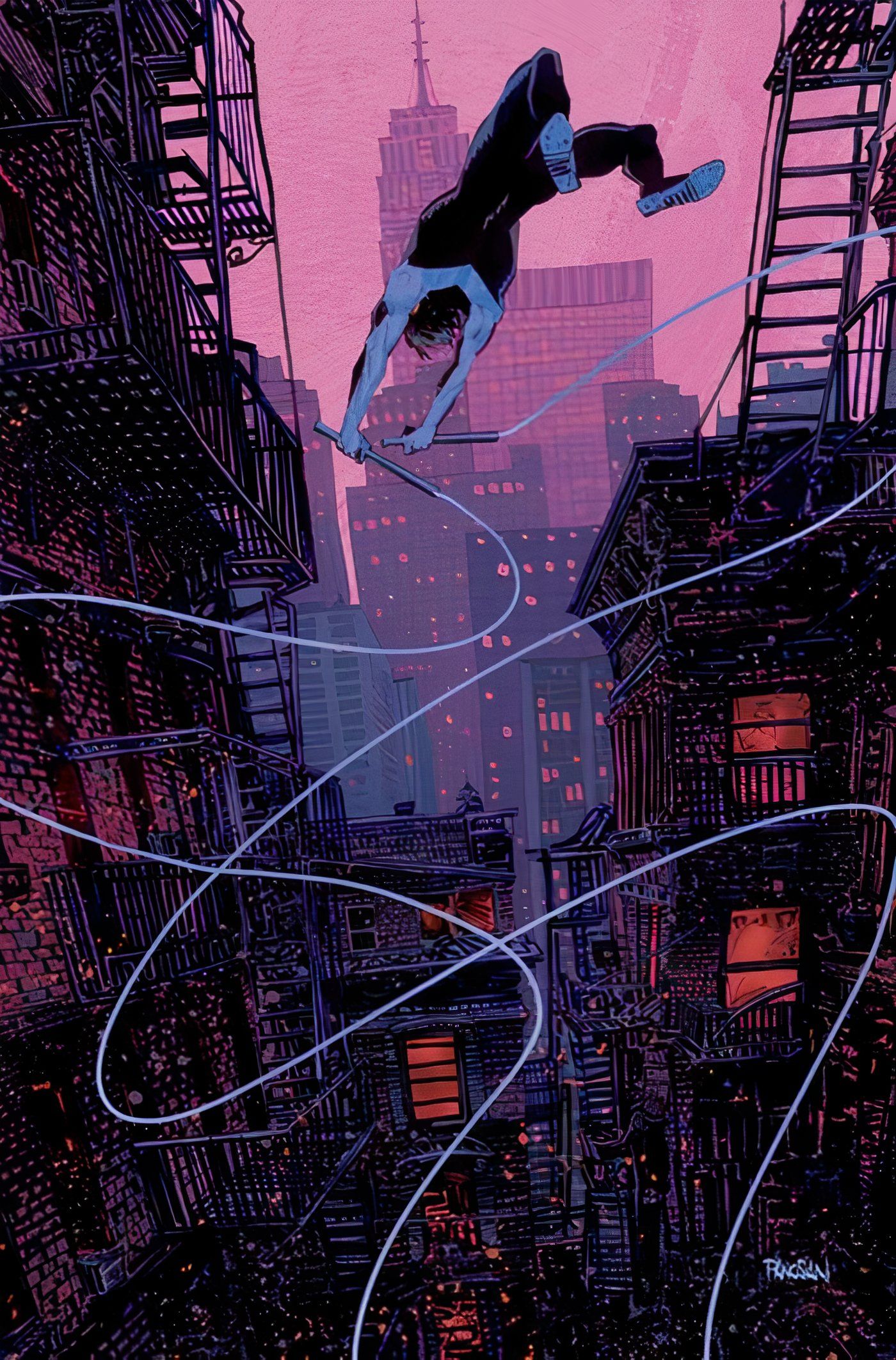 Nightwing #120 Variant Cover Cityscape