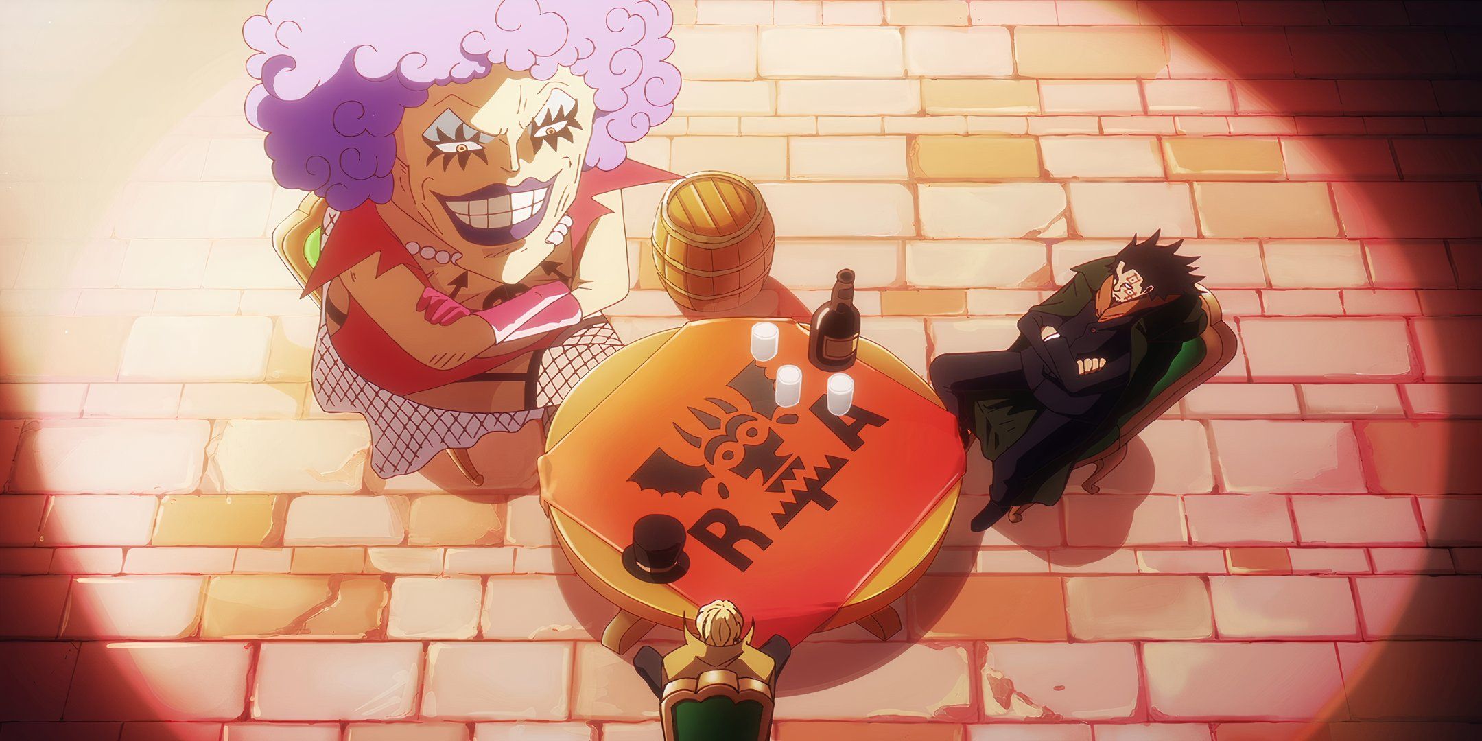 Sabo, Dragon, and Ivankov having a meeting