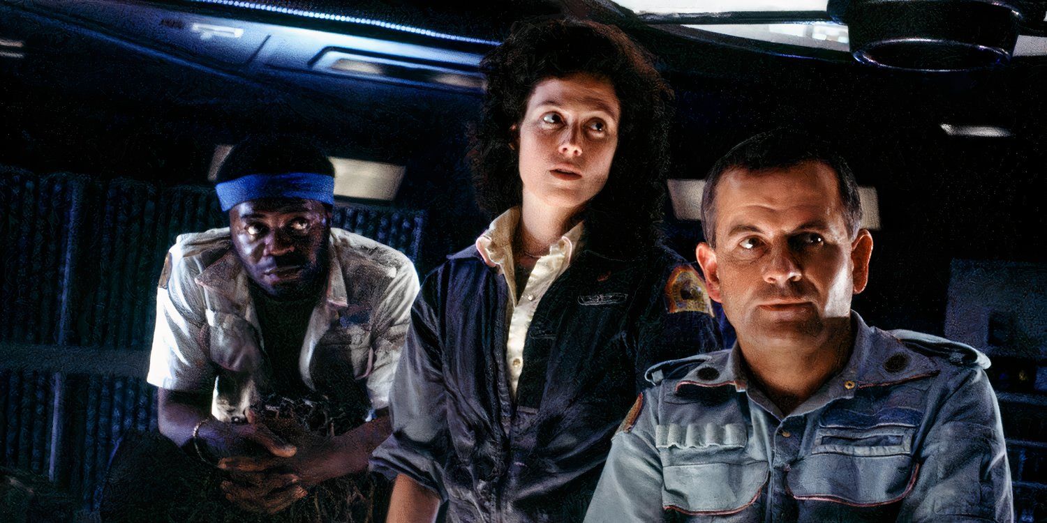 Parker, Ripley, and Ash in Alien