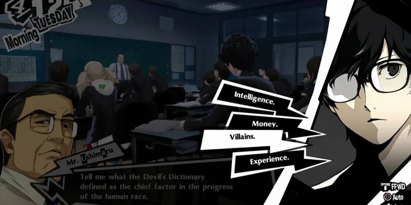 Persona 5 Royal: все экзамены и ответы на классные викторины