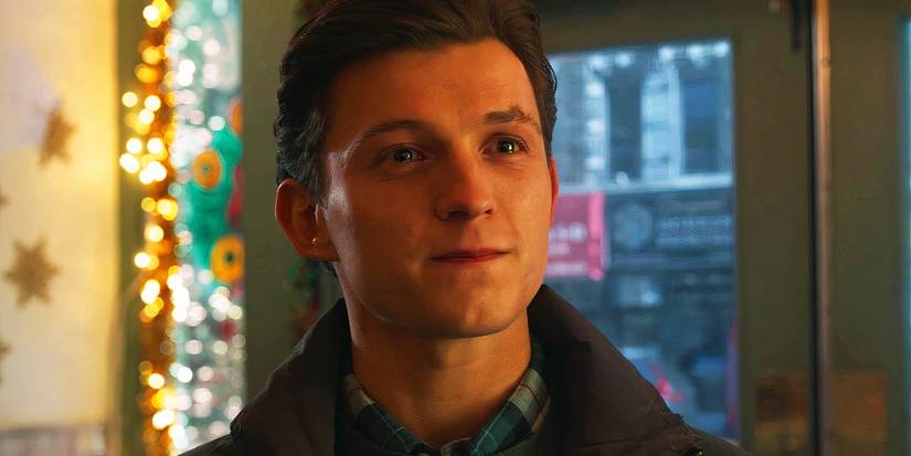 Peter Parker saying nothing in Spider-Man No Way Home