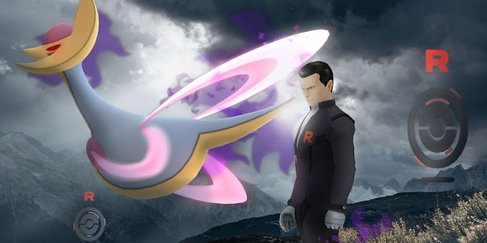 Giovanni with Shadow Cresselia in Pokemon GO