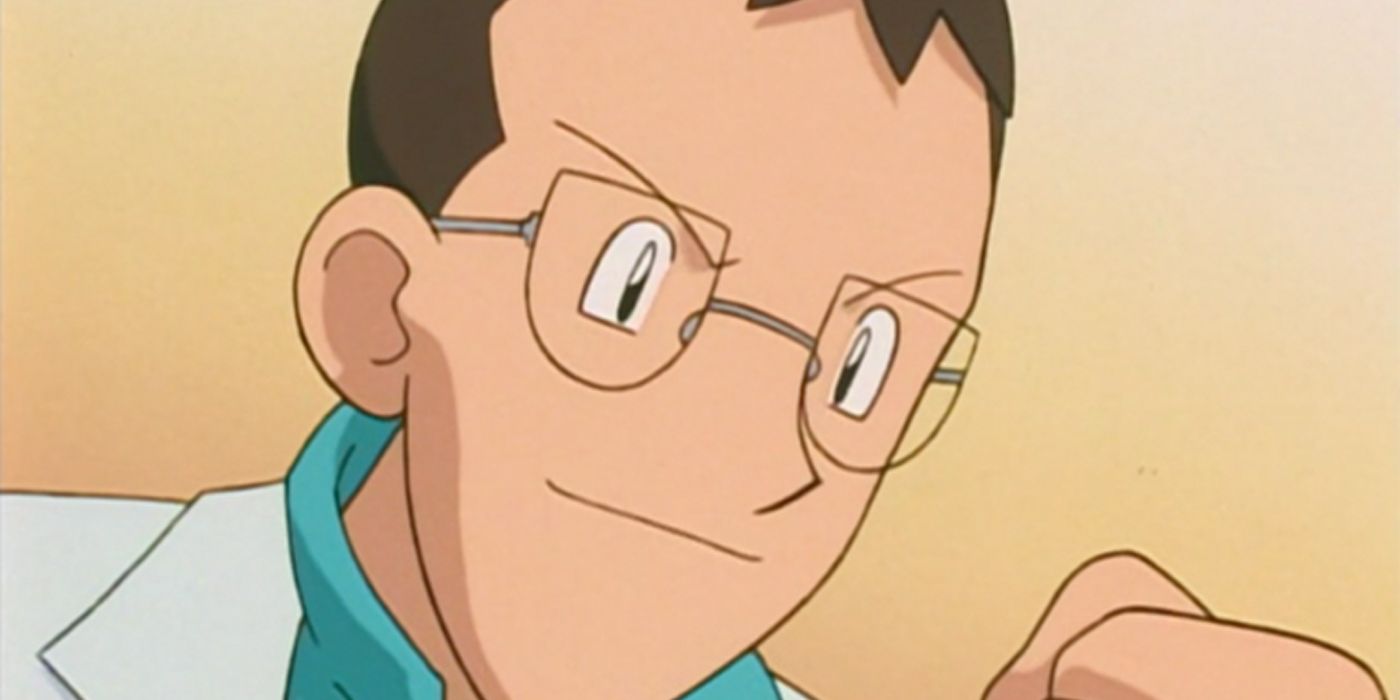 Professor Elm no anime Pokémon.