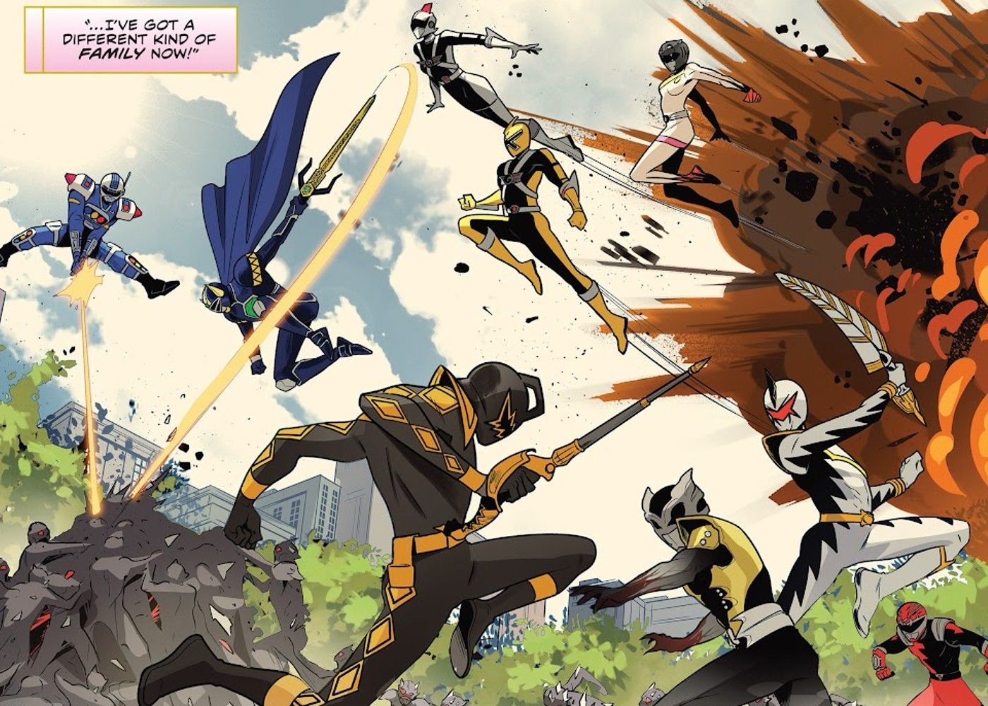 Power Rangers na batalha final de Darkest Hour #1