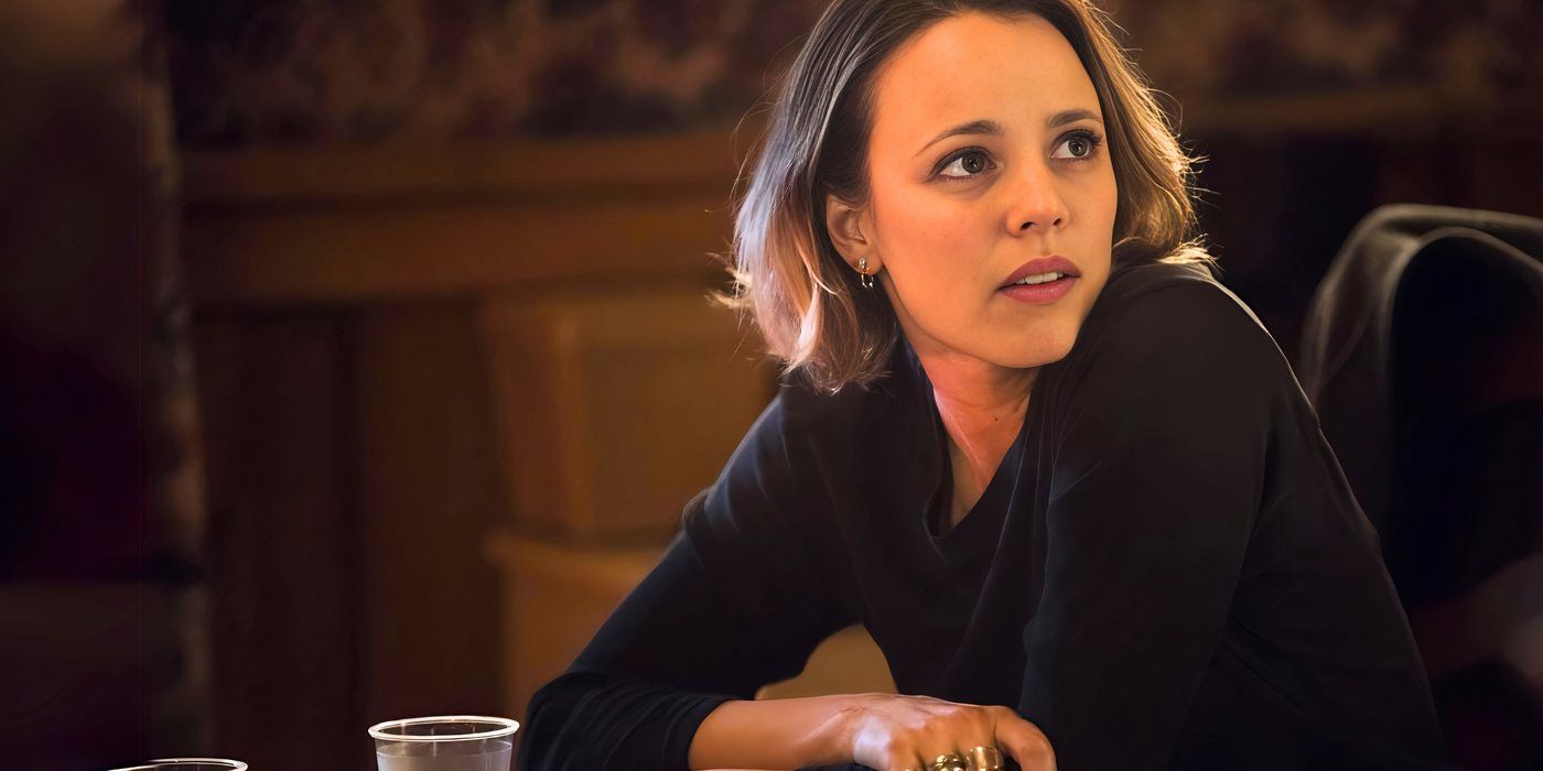 Ani (Rachel McAdams) looks worried in True Detective season 2