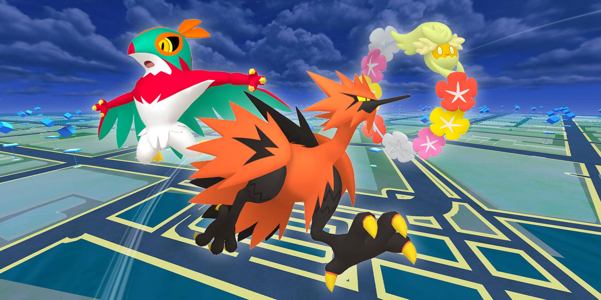 Hawlucha, Galarian Zapdos, and Comfey appearing as some of the rarest Pokemon In Pokemon GO