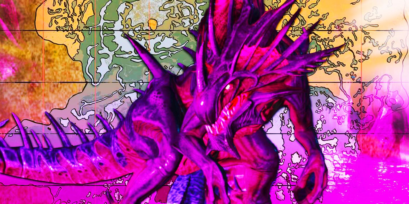 The map of ASA Aberration behind a screaming Reaper.