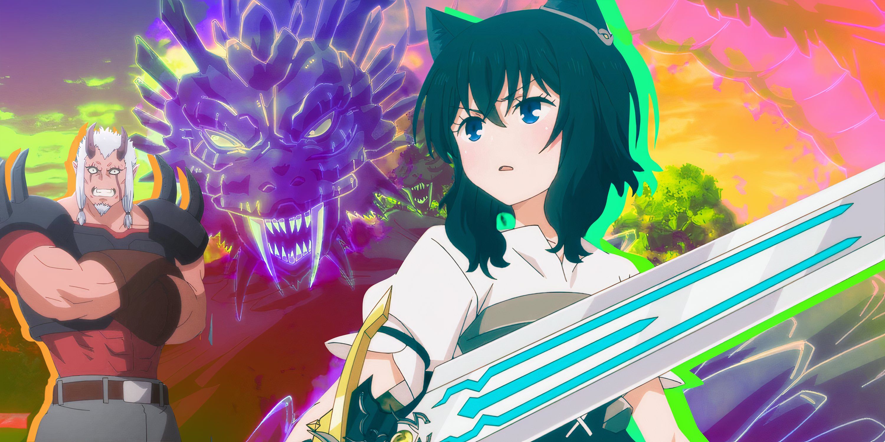 Reincarnated as a Sword&rsquo;s Teacher and Fran stand poised for battle.