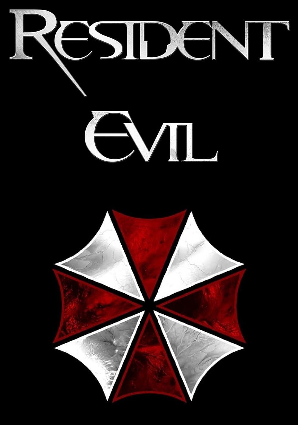 Logotipo do guarda-chuva do pôster do filme Resident Evil (2002)